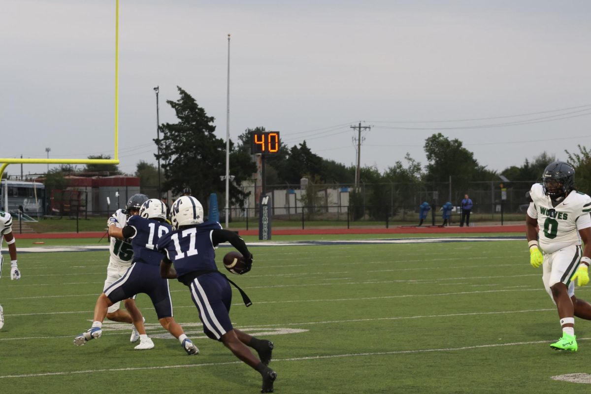 Number 17 running with the ball.