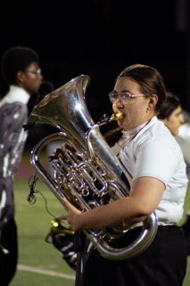 There were a total of four solos in the 2025 show, Delirium. One of them, by Kenzie Ray, was on an Euphorium. 