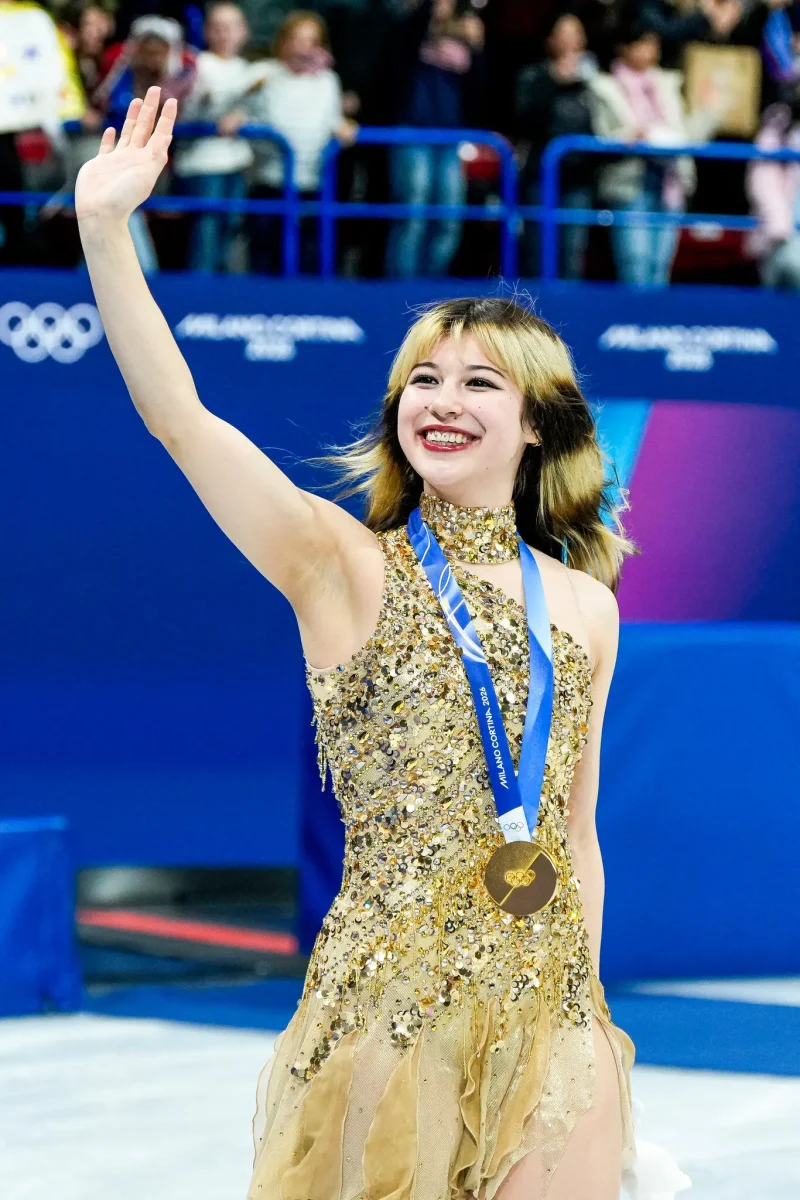 Liu after winning gold (Vincent Alban/The New York Times)


